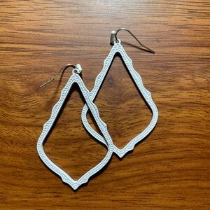 Kendra Scott Sophia Drop Earrings in White